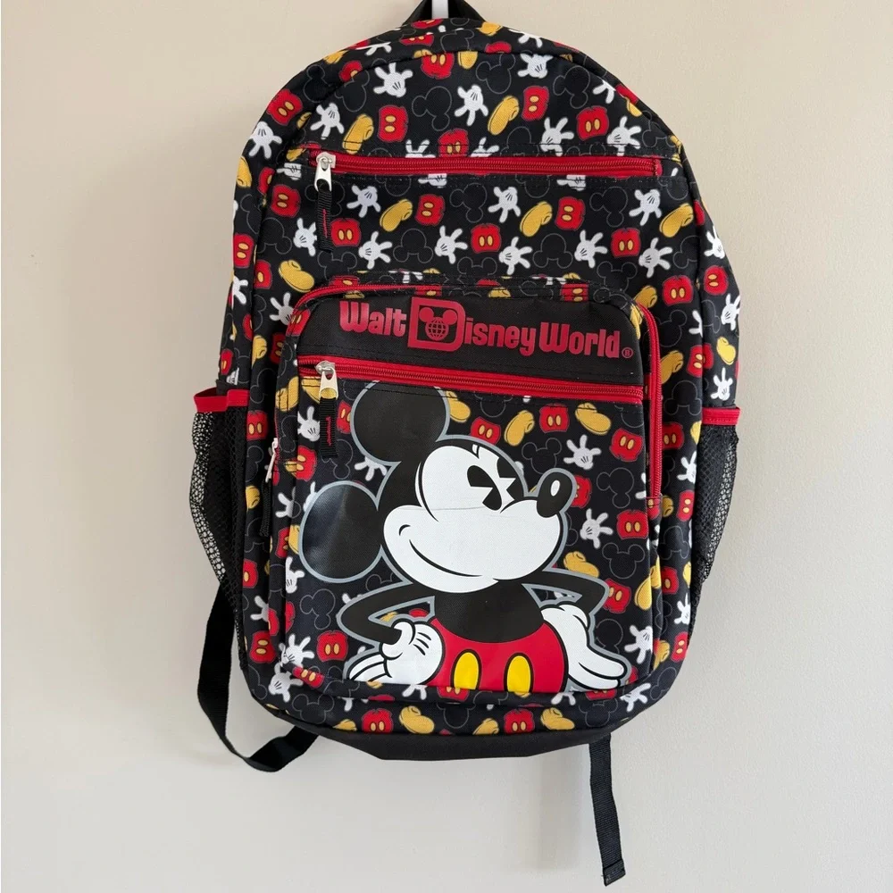 Disney Mickey Mouse Backpack Walt Disney World Disney Parks Authentic Bag